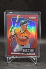 Mark McGwire 2022 Panini Prizm Old School Red Prismatic Oakland Athletics #OS-7