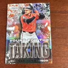 Topps 2025 Stadium Club Gunnar Henderson Yours for the Taking #YK-17 Orioles