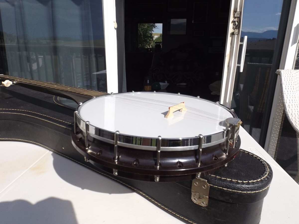 Vintage 1960's Harmony Banjo 5 string w/ case | eBay