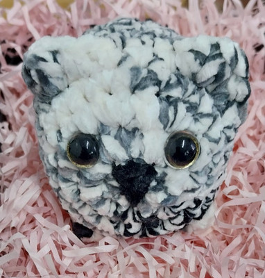 Gehäkelte Katze Plüsch Handarbeit Grob Laib Kätzchen Amigurumi Spielzeug