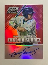 2013 PANINI PRIZM DP EUGENIO SUARZE PRIZM PROSPECTS SIGNATURES AUTOGRAPH #/100
