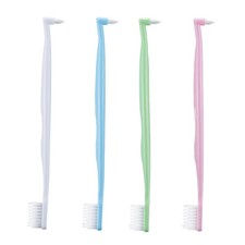 HRASY Orthodontic Toothbrush Double-Ended 4 Count Pack of 1 , 4 Colors