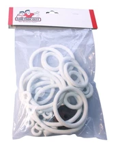 Chicago Coin 1968 Stage Coach Mac Pinball Machine Rubber Ring Kit - White