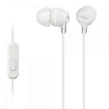Sony MDREX15AP/W In-ear Headphones With Mic, White