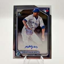 KENDRY ROJAS 2024 Bowman 1st Chrome Autograph #CPA-KR Auto Twins #1