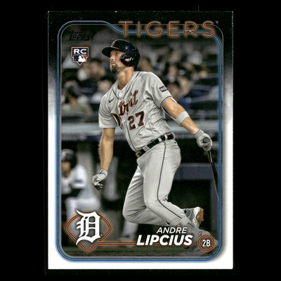 Andre Lipcius Rookie #509 2024 Topps Detroit Tigers Baseball Card MLB