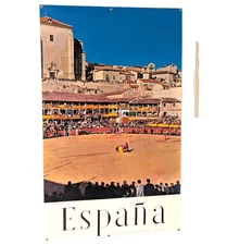 Spain Tourism Poster - Madrid Matador Bull - Rieusset  Bullfighting Show 1974