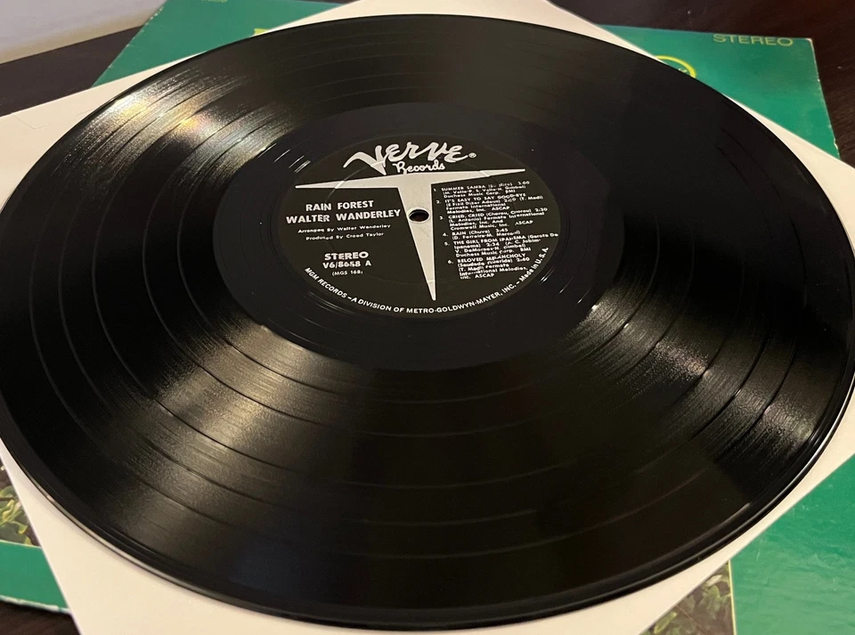 WALTER WANDERLEY - Rain Forest (1966 Verve) - 12" Vinyl Record LP - VG+ - Image 3 of 3