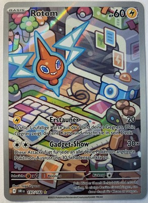 Pokemon Rotom  Illustration Rare | Deutsch 197/182 Ewige Rivalen | Near Mint