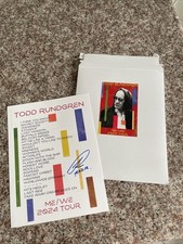 Todd Rundgren ME/WE Tour 2024 Signed Set List In Custom Envelope - Great Swag!! Todd Rundgren ME/WE Tour 2024 Signed Set List In Custom Envelope - Great Swag!!