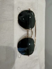 Ray Ban Hexagonal Aviator Sunglasses Gold Frame