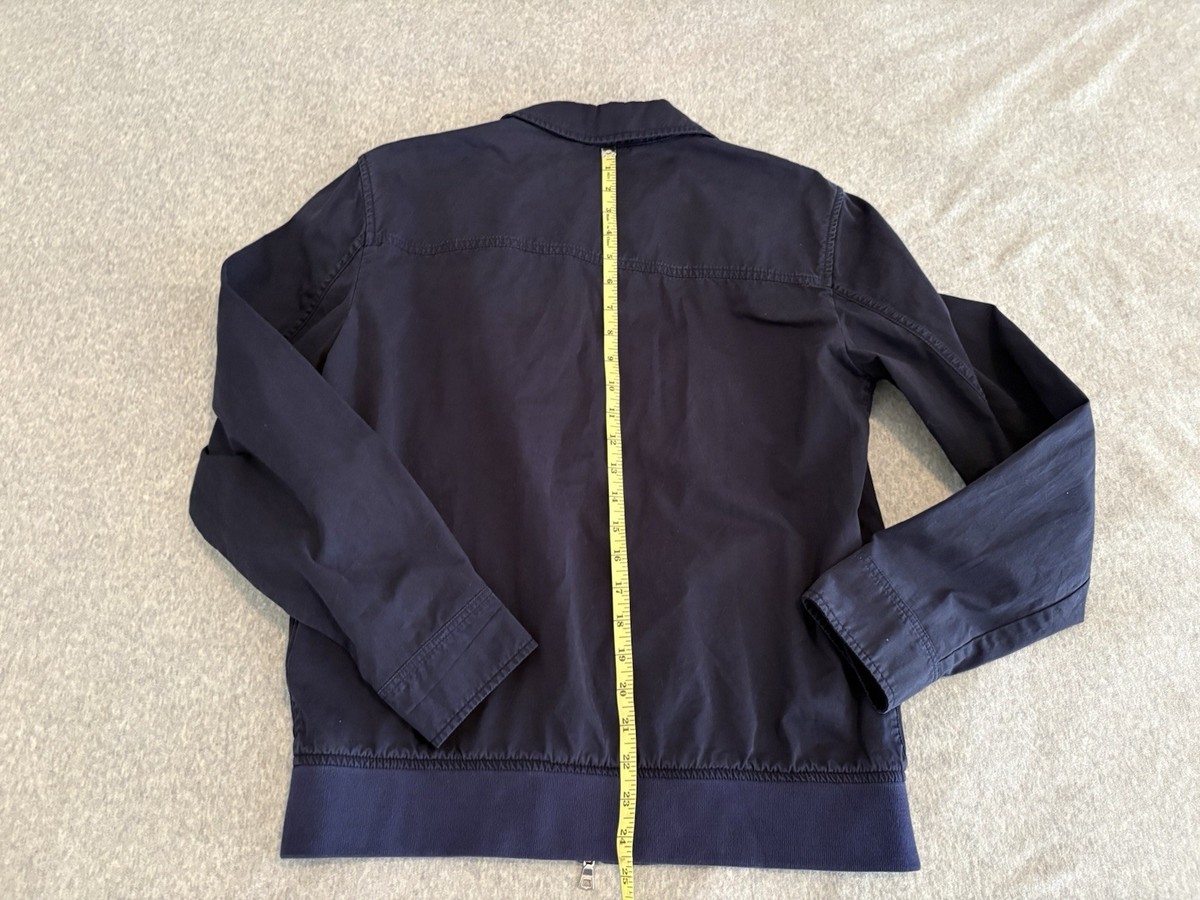Orlebar Brown James Bond 007 Full Zip Jacket Navy Blue Size Small