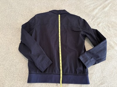 Orlebar Brown James Bond 007 Full Zip Jacket Navy Blue Size Small