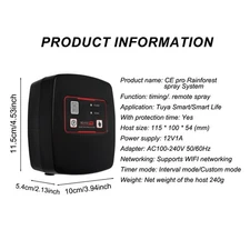 Smart Watering System App Control Rainforest Spray System Humidification AWGG