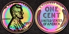 1957 PROOF Lincoln Wheat 1 One Cent MONSTER Rainbow Toning (62-76)