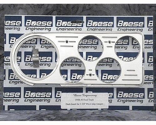 48 49 50 Ford Truck Billet Aluminum Gauge Panel Dash Insert Instrument Cluster - Picture 3 of 4