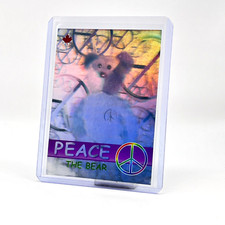 Ty Beanie Babies 1999 PEACE THE BEAR Hologram Numbered Trading Card Canada / 368