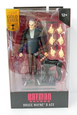 McFarlane 2024 SDCC Exclusive Batman Beyond Bruce Wayne & Ace Gold Label