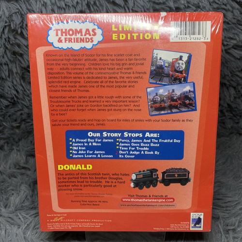 Thomas And Friends Best Of James VHS Tape Limited Edition Wooden Toy Train NEW - Picture 3 of 6
