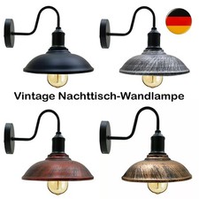 Retro Industrie Wandlampenschirm Wandleuchte Metall Lichtschirm Flurlampe Haus