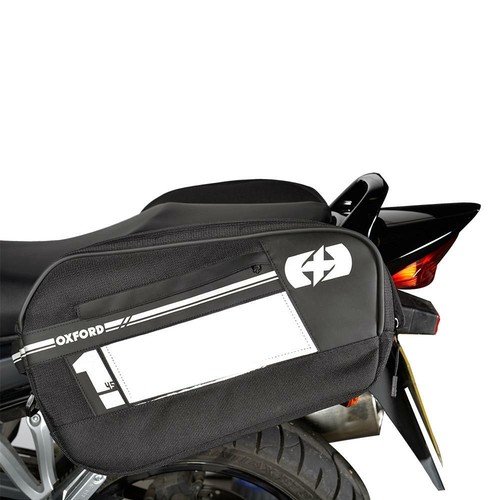 Motorcycle Panniers Bag > Oxford F1 45 Liter Rip Stop Nylon Saddle - Black
