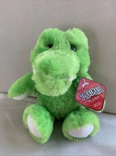 Adventure Planet Green Alligator Plush Toy 7” New With Tags
