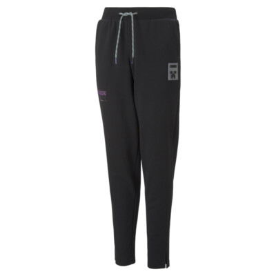 PUMA  X Minecraft Sweatpants Mens Black Casual Athletic Bottoms 67036401