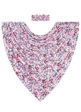 New Posh Peanut Aldona - Infant Swaddle and Headwrap Set