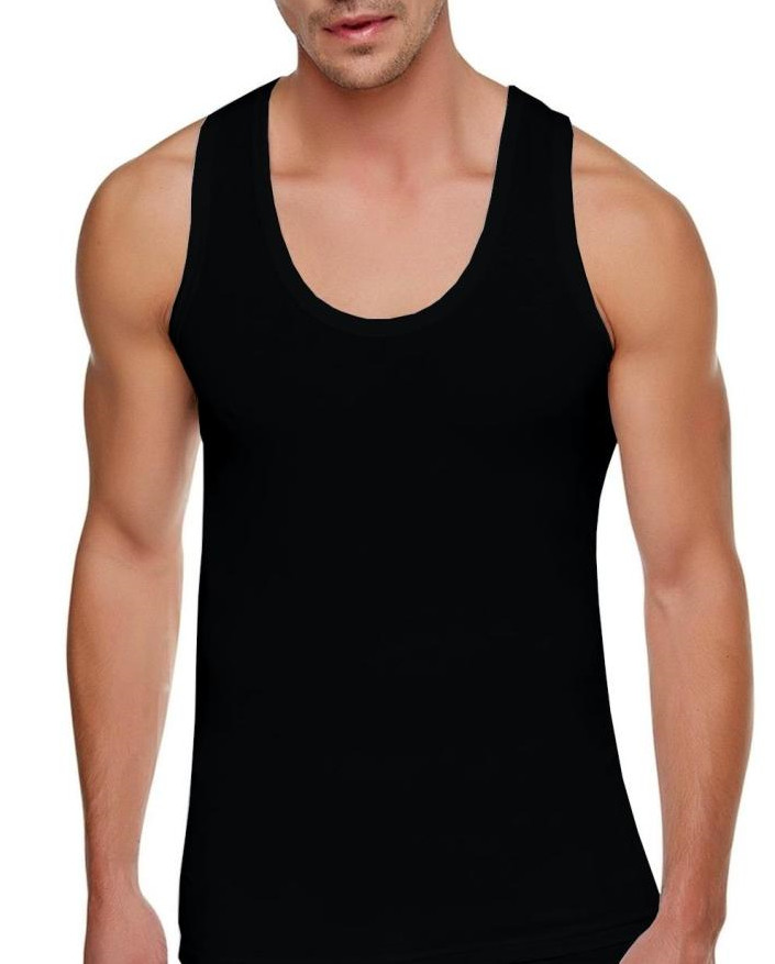 4x Herren Unterhemden Extralang 100% Baumwolle Feinripp Tank Top Achselhemd 