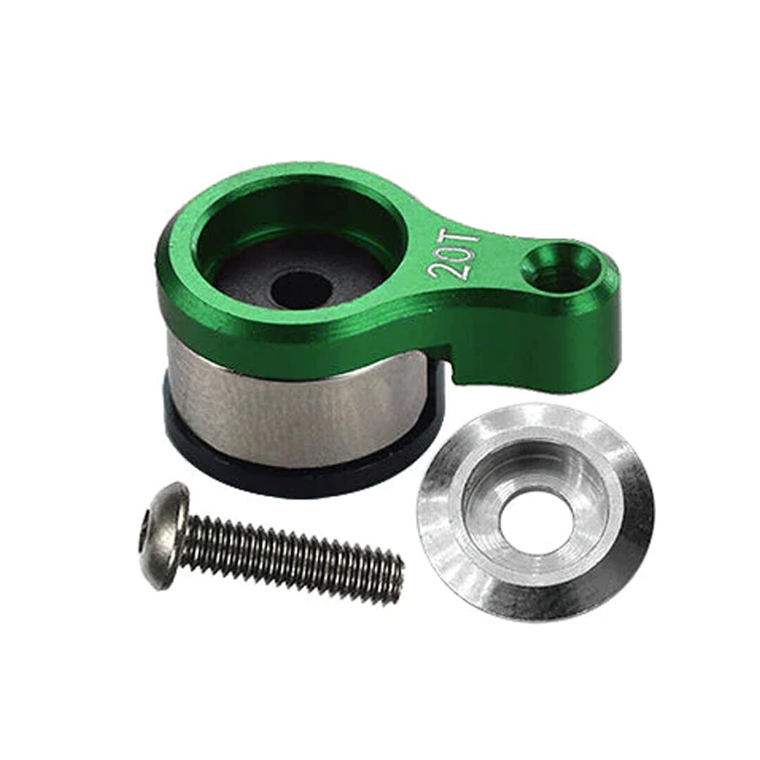 GPM Racing Aluminum Servo Horn For LOSI Mini-T 2.0 - 20T With Built-in Spring (3PC Set)