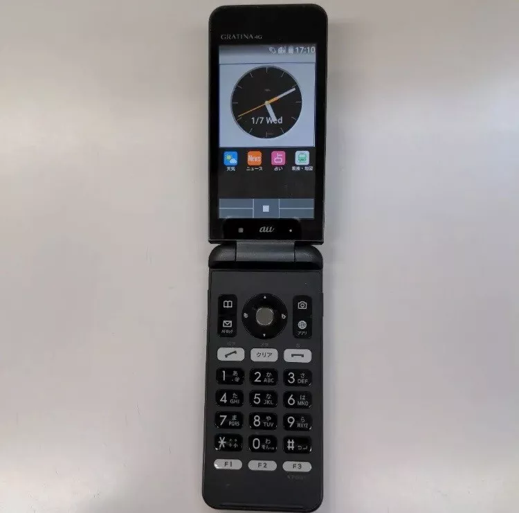 KYOCERA au GRATINA 4G KYF31SKA BLACK - 携帯電話本体