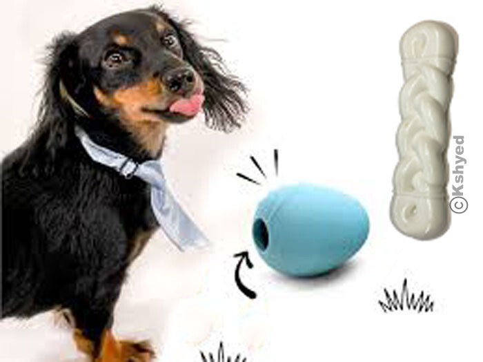 Nylabone Twisted Fun Power Bone Dog Pet Hard Chew Toy 6 x 2 inch (3 Pack) - New