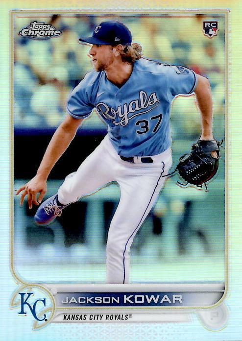 2022 Topps Chrome Jackson Kowar #188 Kansas City Royals