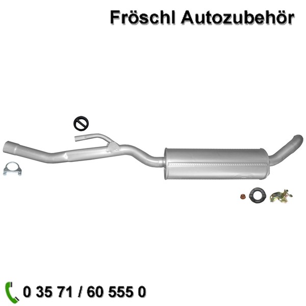 FüR BMW E34 525 TDS 5Er E34 Touring Kombi Limo Endtopf Auspuff KIT K*-image