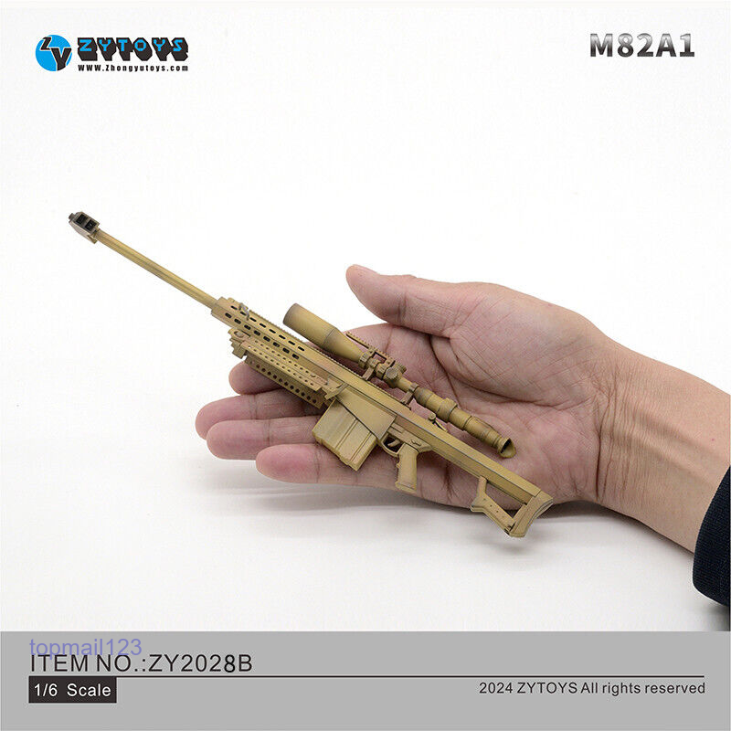 doroids様 zanearts① ZYTOYS ZY2028B 1/6 Sand Sniper Rifle M82A1 Weapon Model Fit 12inch