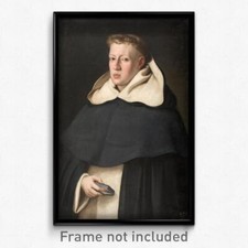 Juan Bautista Maíno - Friar Alonso de Sant Tomàs Print 11x17 Art Poster