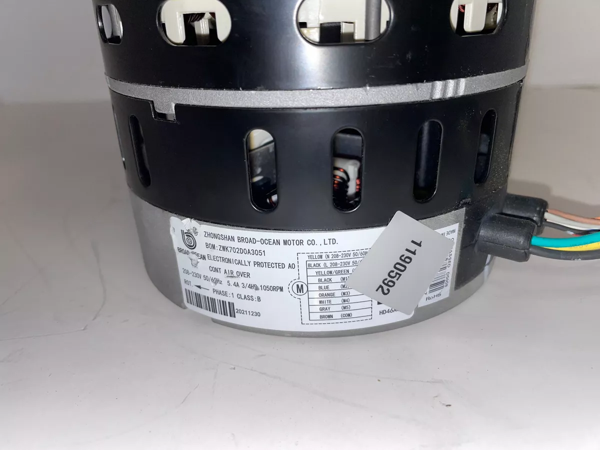 1190592 Blower Motor Smartcomfort Carrier Replaces 1179686 1191623 