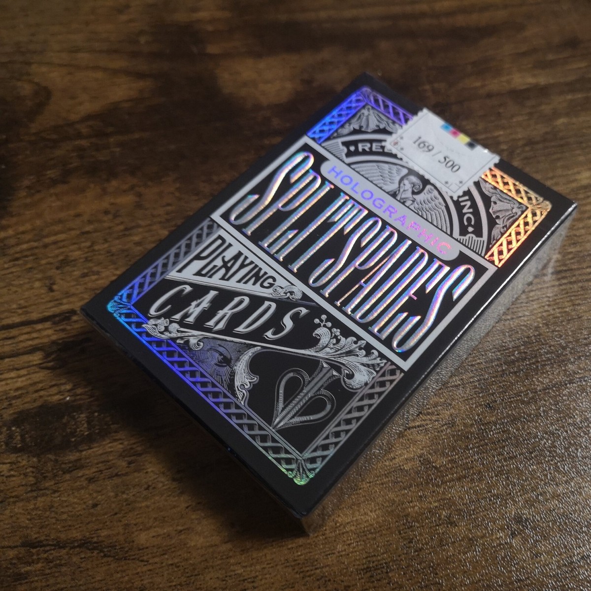 トランプ Holographic Split Spades playing cards Split Spades Holographic Artist Proof Set Playing Cards