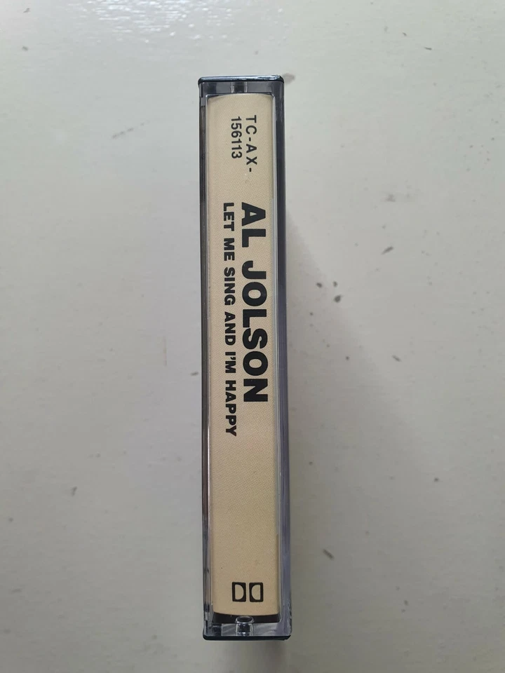 Cinta de casete DE COLECCIÓN - Al Jolson - Déjame cantar y estoy feliz - Comedia de los años 20 Foto 2 de 4
