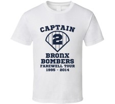Derek Jeter NY Yankees Farewell Captain Baseball T Shirt