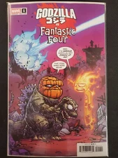 Godzilla vs Fantastic Four #1 Young Cvr Marvel 2025 VF/NM Comics