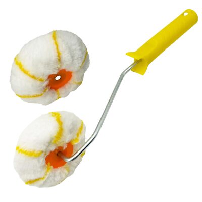 Corner Paint Roller, 3pcs Drywall Corner Edger Painting Rollers Kit, Corner P...