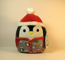 Squishmallows Luna Penguin Plush 2021 Christmas 8" NEW
