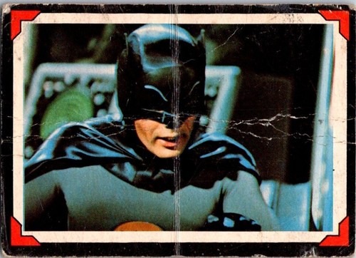 1966 OPC Batman Riddler Back #6 Bookworm Batman