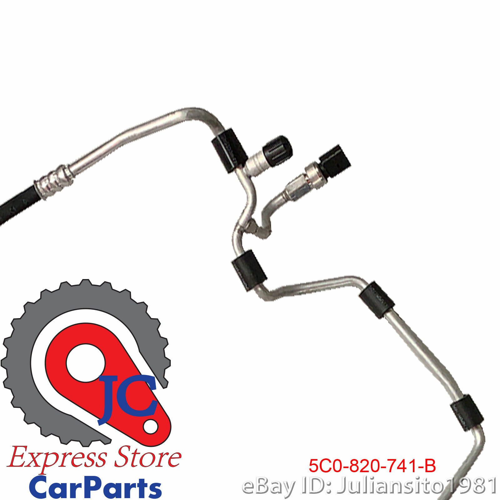 5C0820741B VOLKSWAGEN GENUINE OEM JETTA AC REFRIGERANT LIQUID HOSE eBay