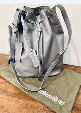 BORSA Mod. SECCHIELLO ORIGINALE TIMBERLAND 100% MORBIDISSIMA PELLE GRIGIA