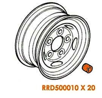 Set Of 20 Steel Wheel Nuts For Land Rover Defender - OEM RRD500010 Replacement