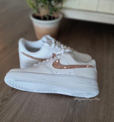 custom air force 1 rose gold