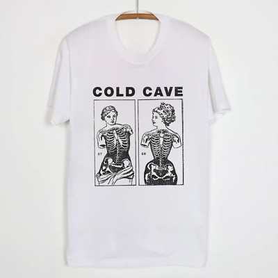 NEW Cold Cave - Love Comes Close Short Sleeve White  All Size Shirt OM202