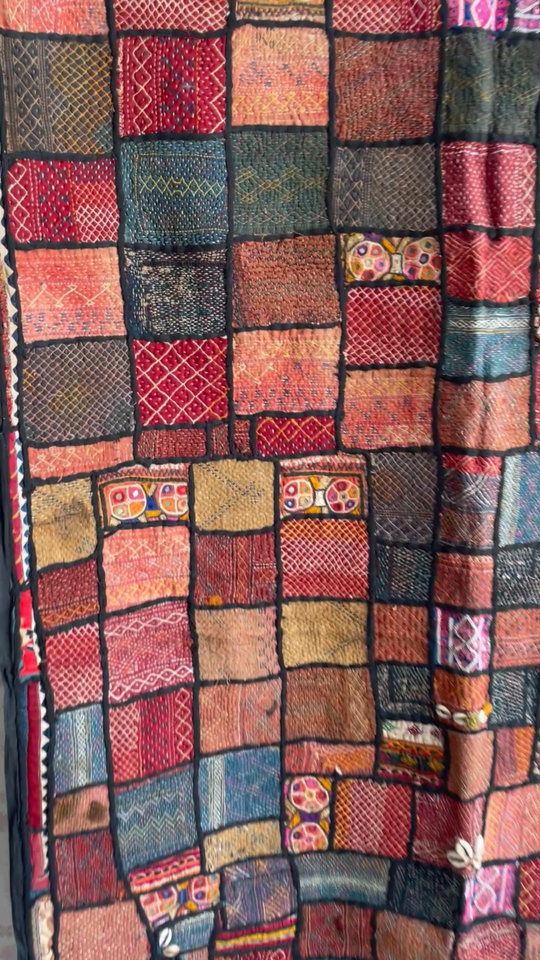 Vintage Embroidery Handmade Banjara Antique Wall Hanging Tapestry Wall